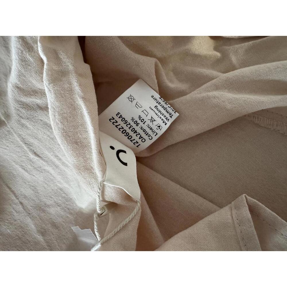 Commense Boho Cream Maxi Dress with Ruffle Details - Size Small - Picture 6 of 6